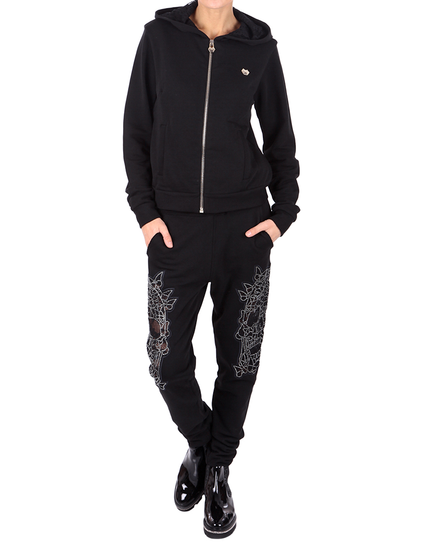 Костюм philipp plein. Черный спортивный костюм Philipp plein.