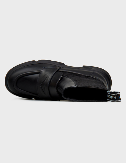 женские черные кожаные Ботинки Voile Blanche 0012502296.01.0A01 - фото-5