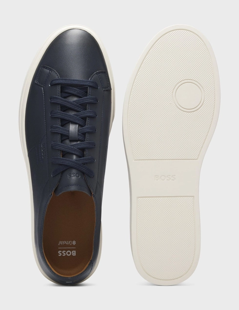 мужские синие Кеды Boss 5055786610275985-401 - фото-2