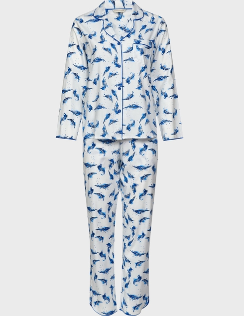 Cyberjammies 4054-4055-Feather-Print-white фото-1