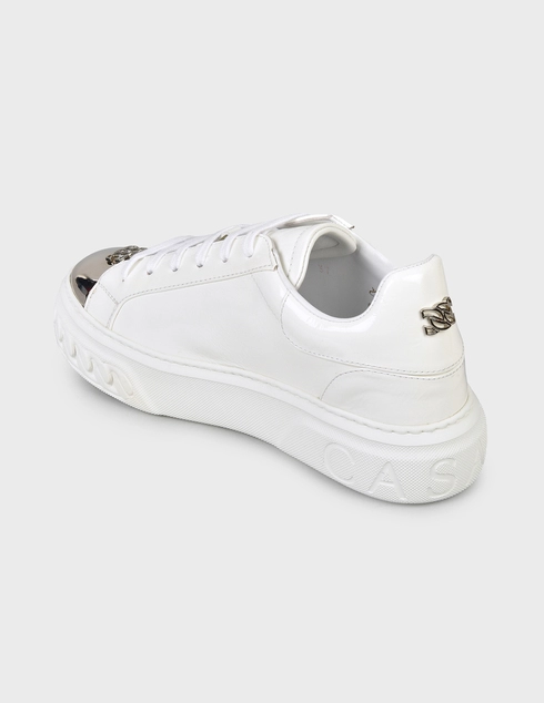 женские белые Кроссовки Casadei AGR-864-white - фото-2