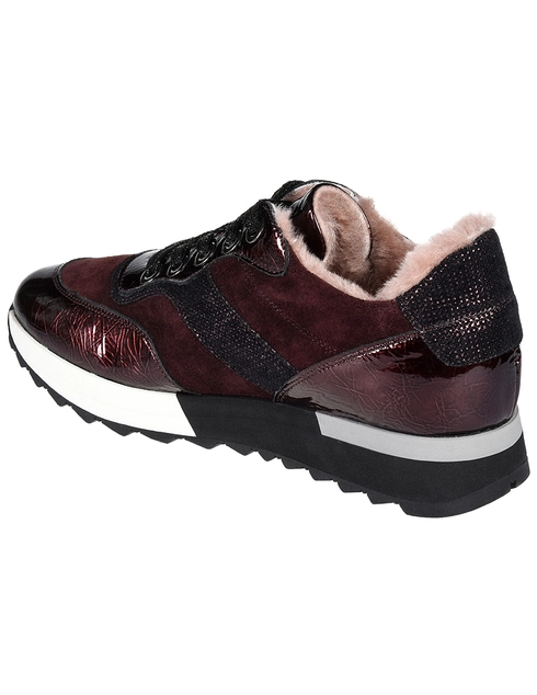 женские бордовые Кроссовки Tine's 347-5346_bordo - фото-2