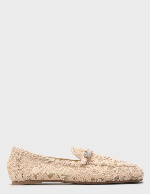 женские розовые текстильные Лоферы Le Silla 642_pink - фото-5