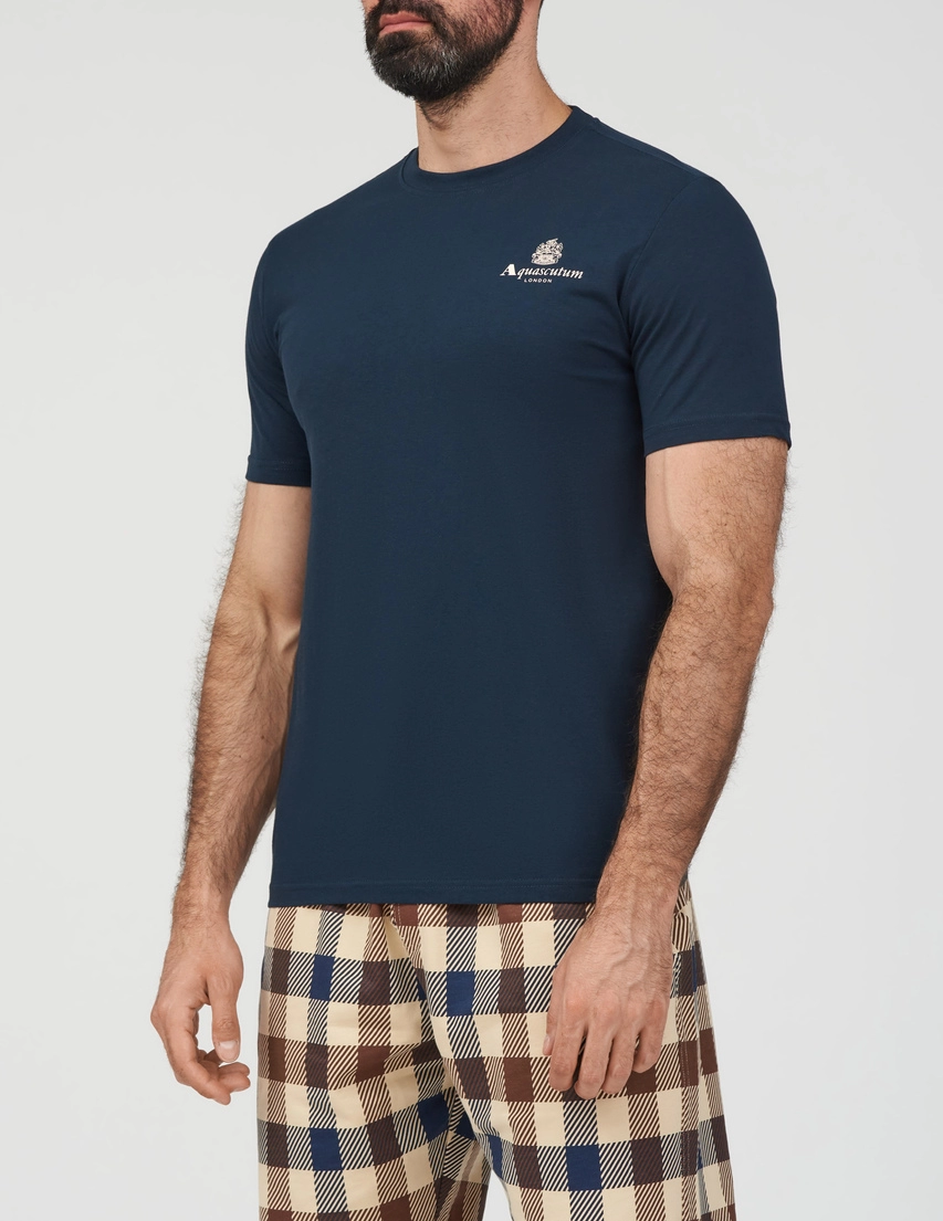 Футболка Aquascutum AB_B004_TS001-013_blue_199597 (Темно-синій) в