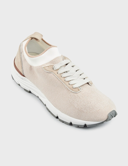 бежевые Кроссовки Peserico 79058_beige