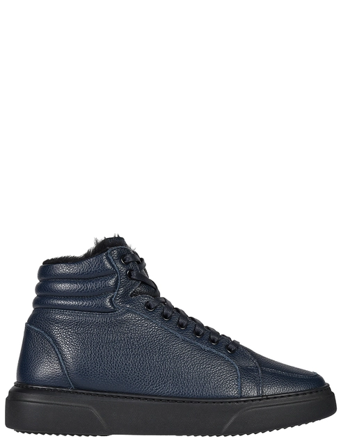 мужские синие кожаные Кеды Stokton S795U-blue - фото-5