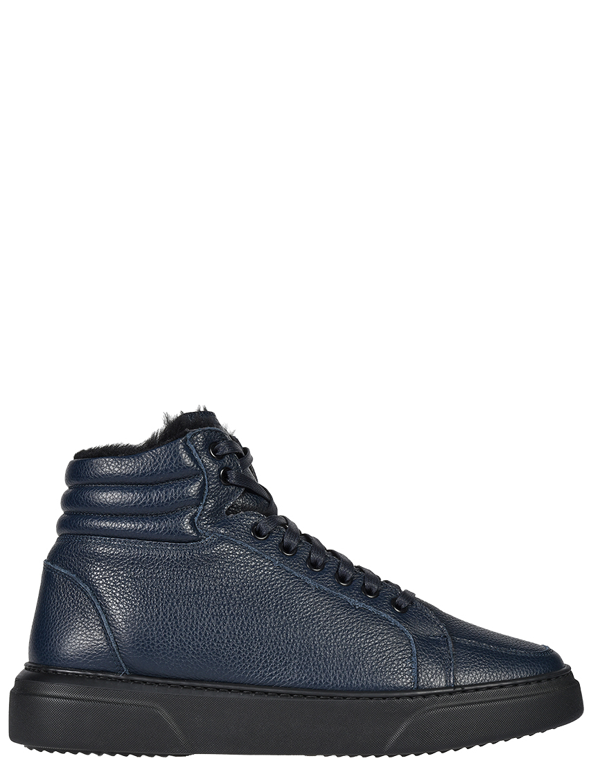 мужские синие кожаные Кеды Stokton S795U-blue - фото-5