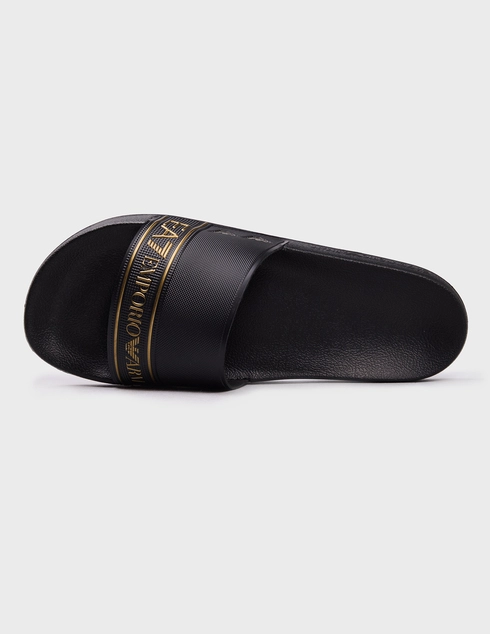 черные мужские Шлепанцы Ea7 Emporio Armani 110-139-black 2966 грн