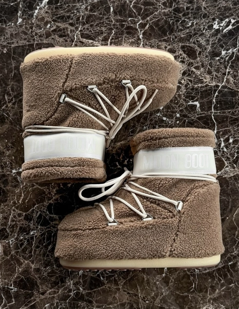 бежевые Полусапоги Moon Boot ws335_beige размер - 36-38; 39-41