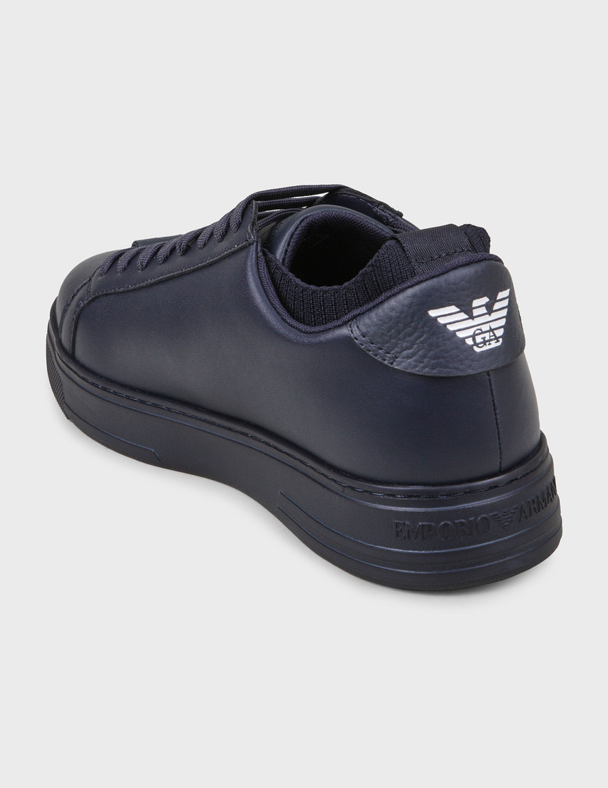 мужские синие Кеды Emporio Armani 308-blunotte_blue - фото-2