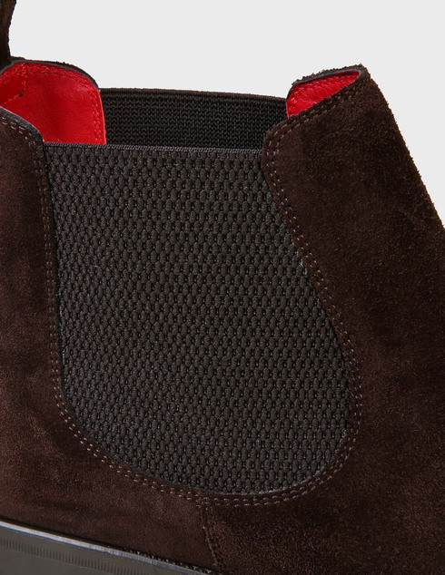 мужские коричневые замшевые Ботинки Barrett Brt-AW20-202U047-3-brown - фото-5