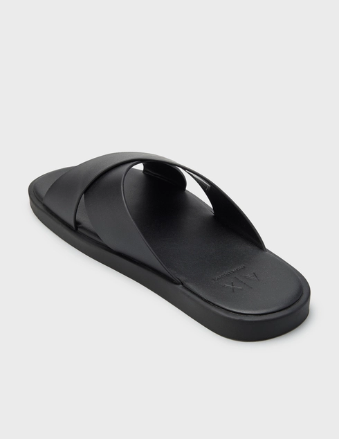мужские черные Шлепанцы Armani Exchange XM002619AF10848-UC001 - фото-2