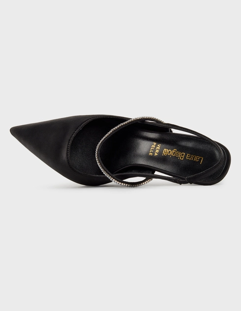 черные женские Босоножки Laura Biagiotti 8977-satin_black 8113 грн