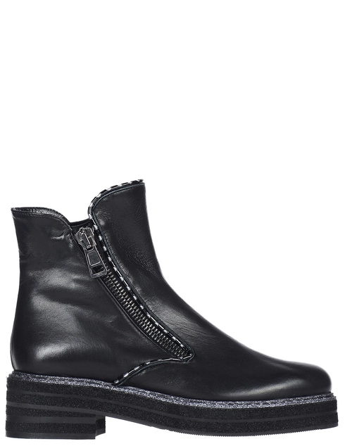 женские черные кожаные Ботинки Griff Italia 154701_black - фото-5