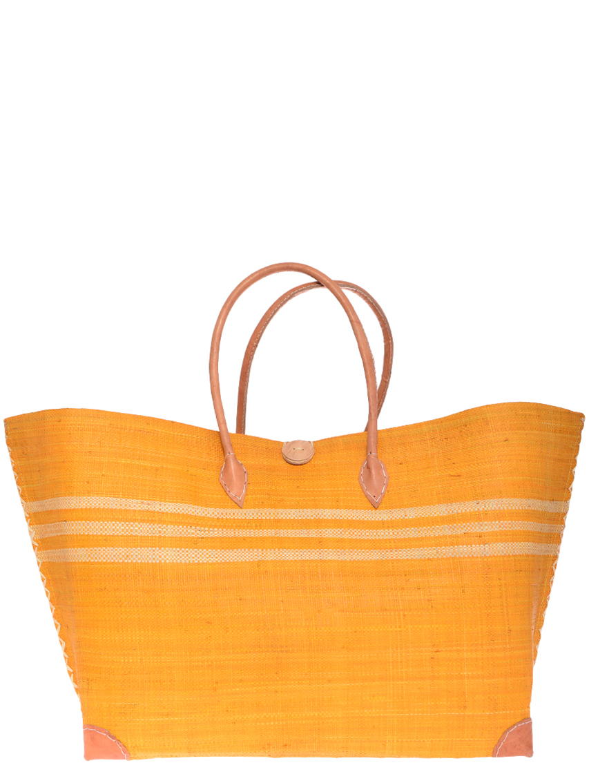 Женская пляжная сумка LE COMPTOIR DE LA PLAGE Ambositra-Safran-016