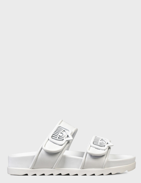женские белые кожаные Шлепанцы Chiara Ferragni CF2946-009_white - фото-5