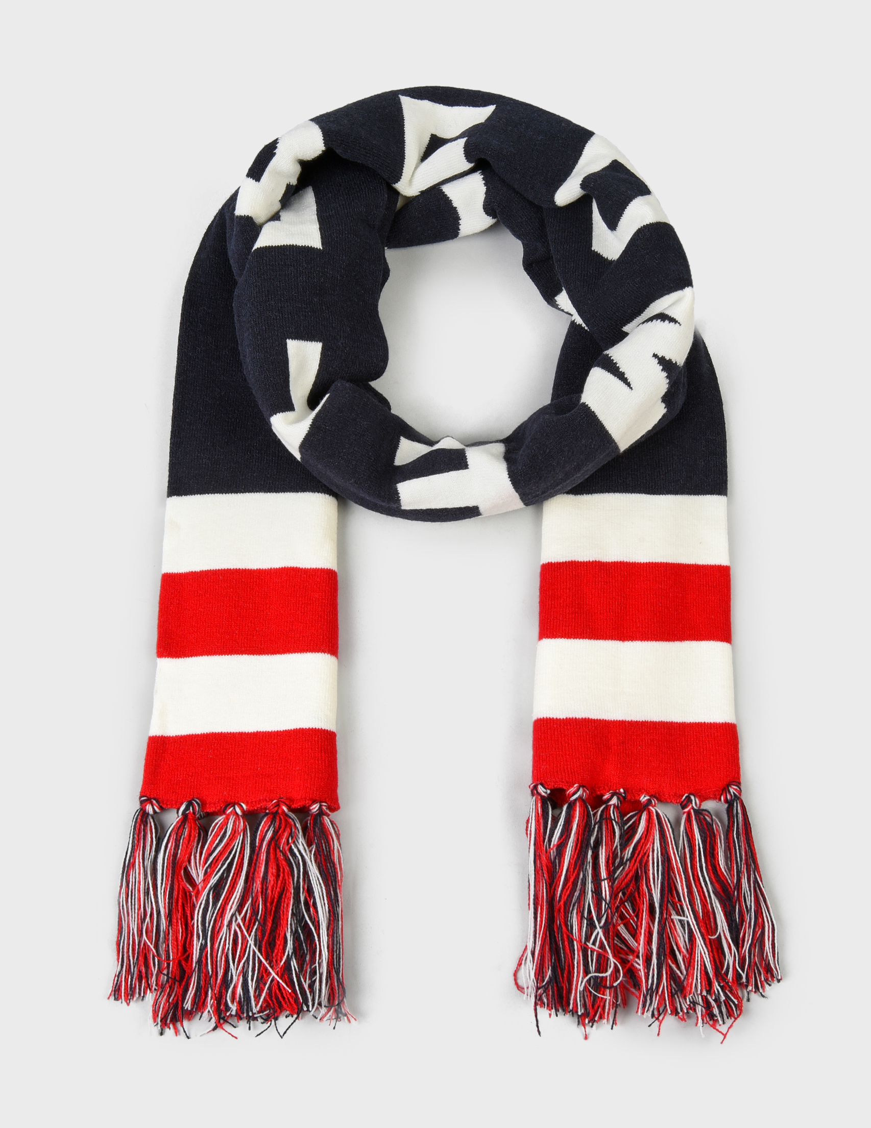 

Шарф, Синий;многоцветный