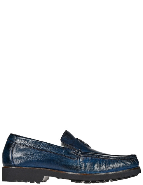 мужские синие кожаные Туфли Mario Bruni 524-blue - фото-5