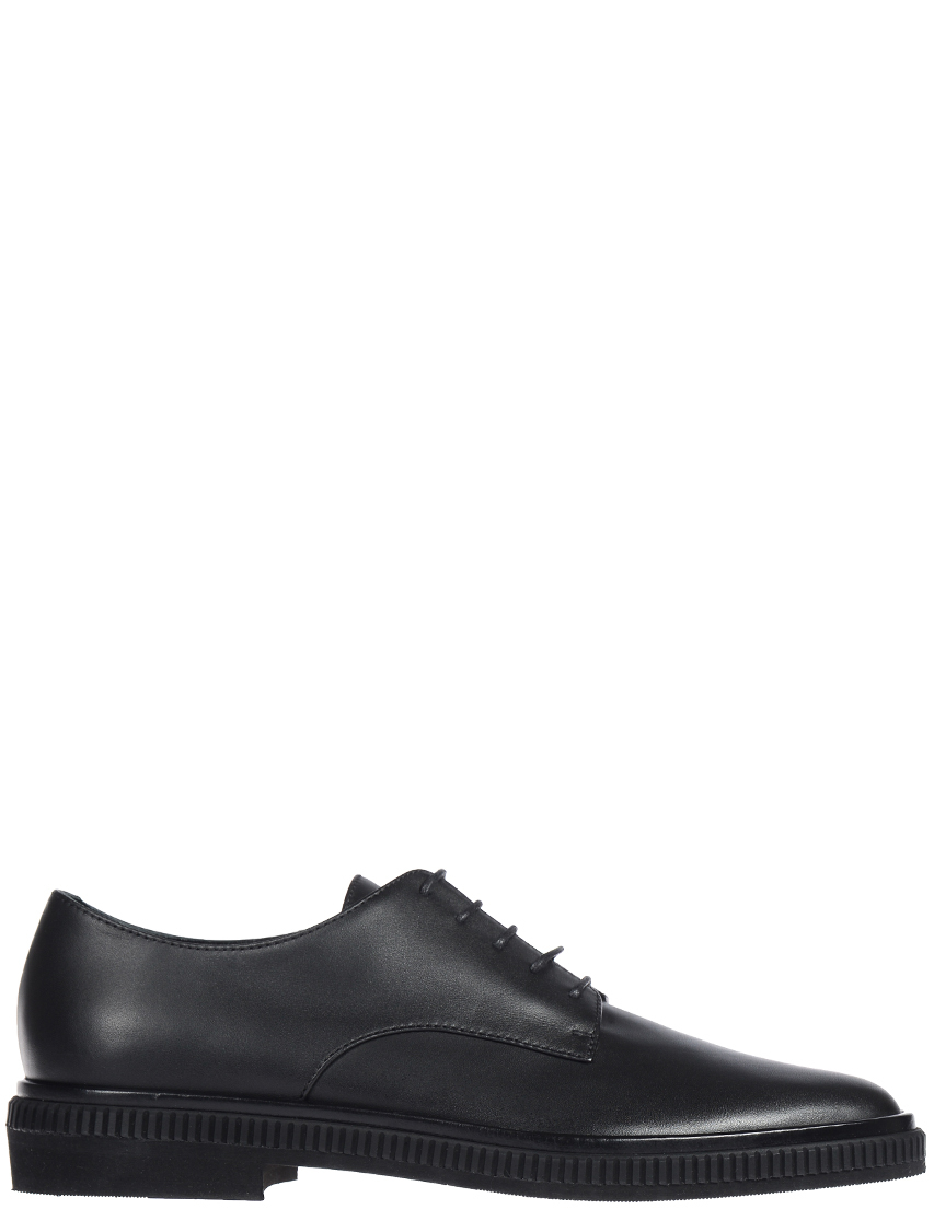 женские черные кожаные Дерби Sergio Rossi S76510_black - фото-5