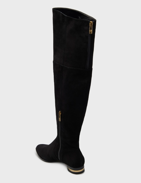 женские черные Ботфорты Giuseppe Mancini 913_blackm - фото-2