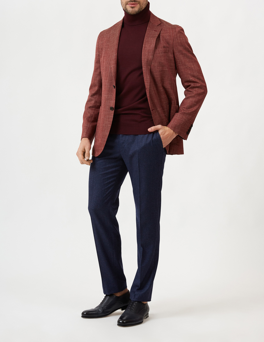 Brioni Br-RGL50L-P7A7C-0000-bordo фото-4