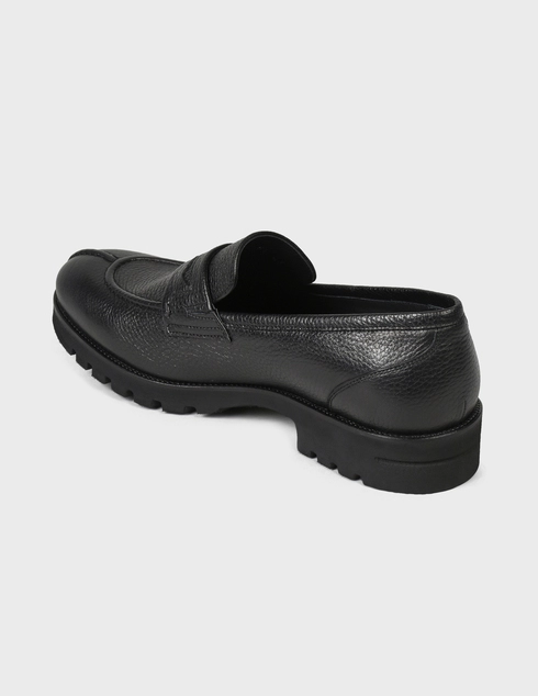 мужские черные Лоферы Roberto Serpentini RSHO3000-black - фото-2