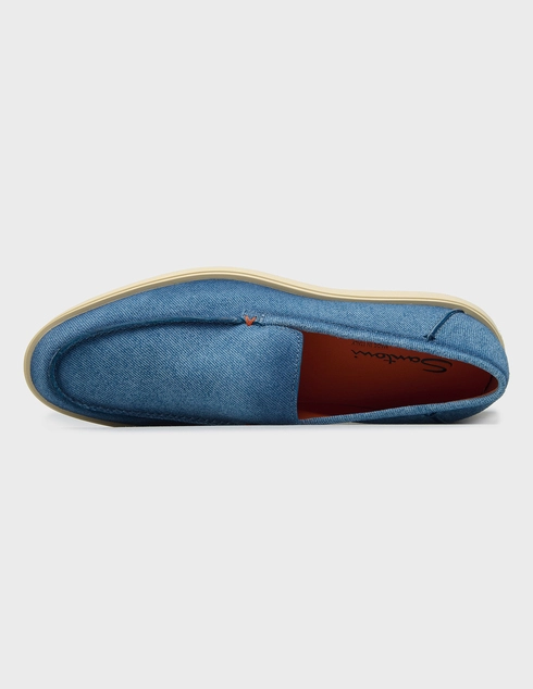 голубые мужские Туфли Santoni MGDT17824-U63_blue 39088 грн