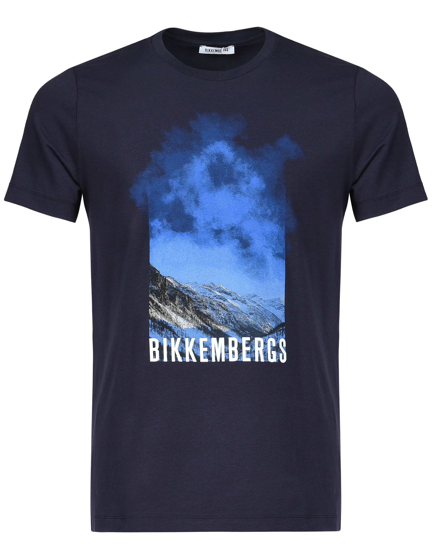 Мужская футболка BIKKEMBERGS 00174-Y97_blue