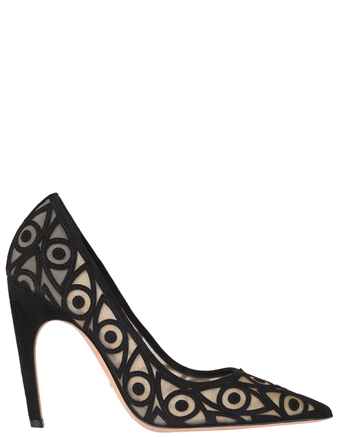женские черные замшевые Туфли Christian Dior KCP414SYR900-1819_black - фото-5