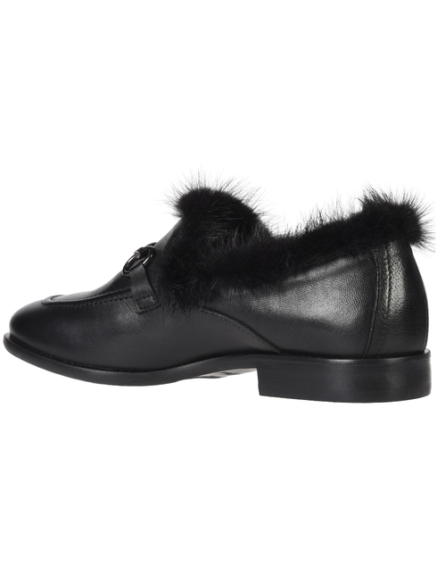 женские черные Лоферы A&M 6274_black - фото-2