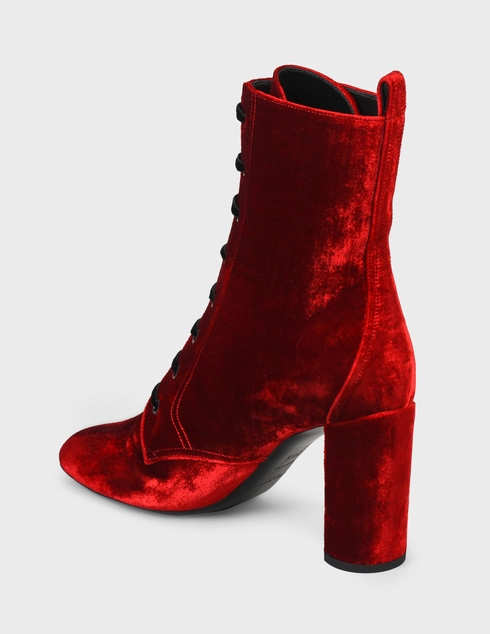 женские красные Ботильоны Saint Laurent Paris 4820-red - фото-2