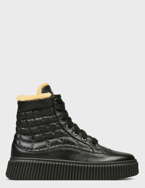 женские черные кожаные Ботинки Marzetti 87411_black - фото-5