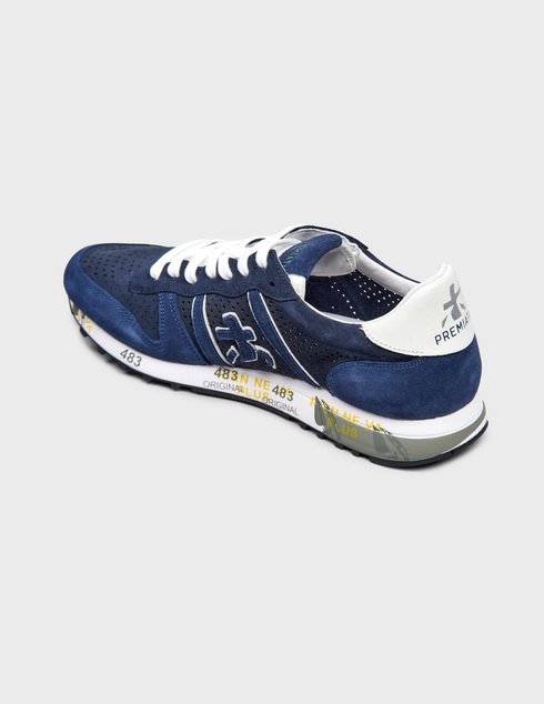 мужские синие Кроссовки Premiata 6607_blue - фото-2