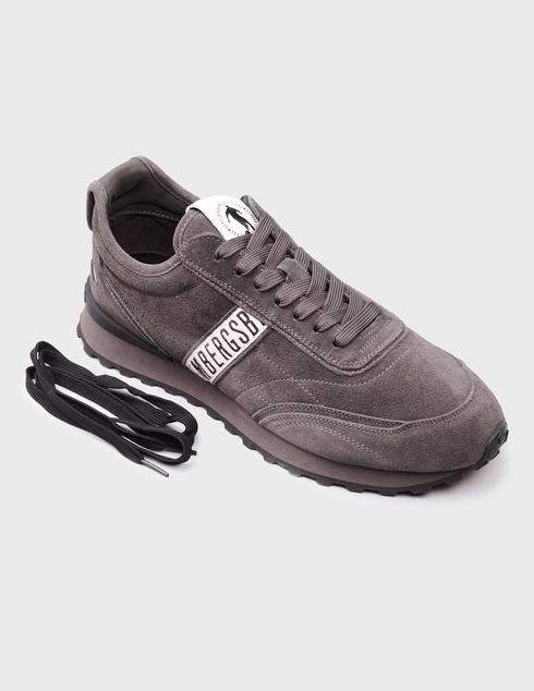 мужские серые замшевые Кроссовки Bikkembergs 32225-3-grafite_gray - фото-5