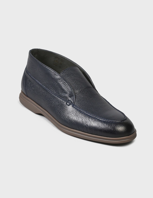 синие Ботинки Moreschi 714-blue
