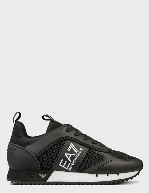 женские черные текстильные Кроссовки Ea7 Emporio Armani 027-120_blackw - фото-5