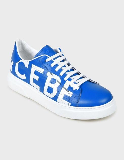 синие Кеды Iceberg 1315-К-electric-logo-blue