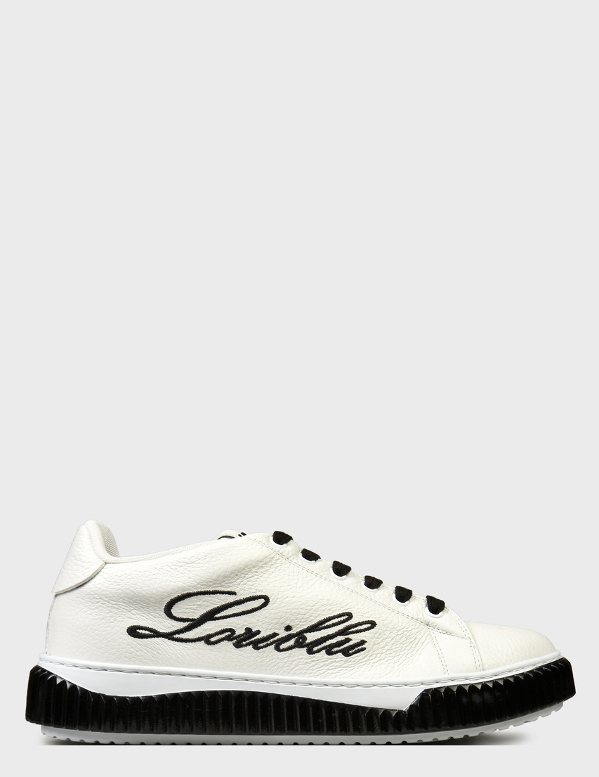 женские белые Кеды Loriblu 2ESOUA9700-WHITE-BLACK - фото-2