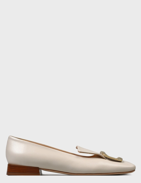 женские бежевые кожаные Туфли Fabio Rusconi S-5992-beige - фото-5