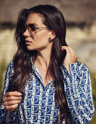 GUCCI квадратные очки