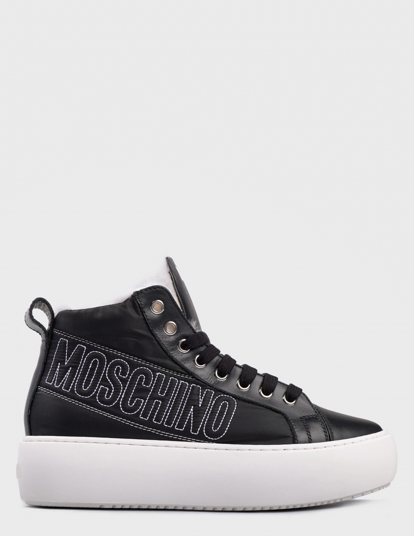 Кеды Moschino 78707_black_207521 (Черный) в интернет магазине