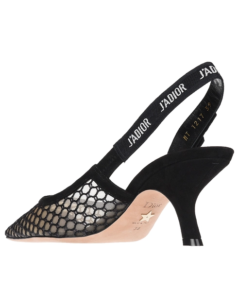 женские черные Босоножки Christian Dior KCP265RRN900-18_black - фото-2