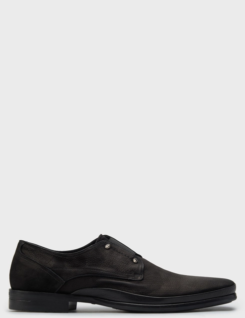 мужские черные нубуковые Туфли Dino Bigioni 11357_black - фото-5