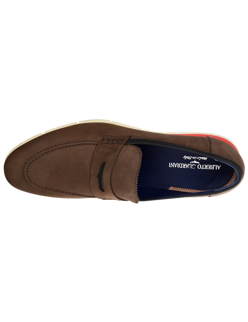 коричневые мужские Лоферы Alberto Guardiani S76032B_brown 8350 грн
