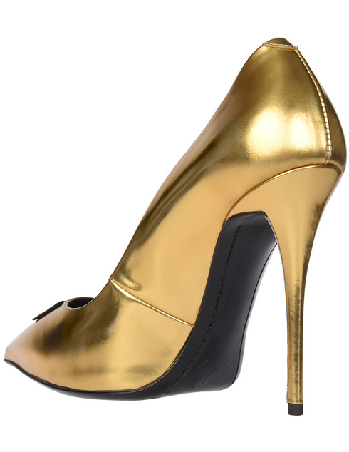 женские золотые Туфли Giuseppe Zanotti ZAN1160_gold - фото-2