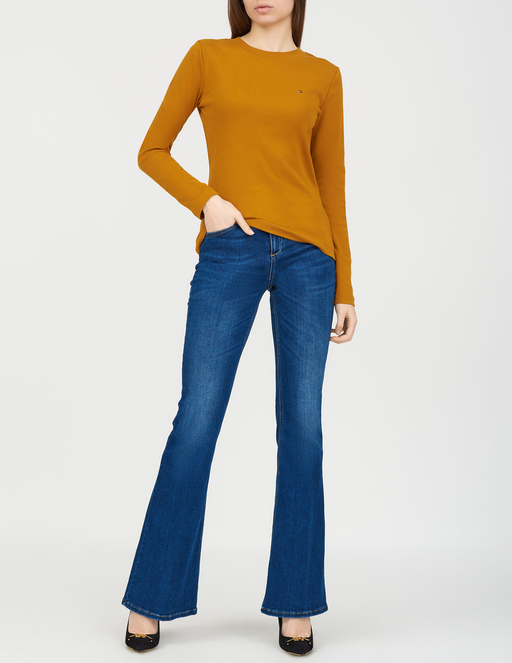 

Лонгслив, Коричневый