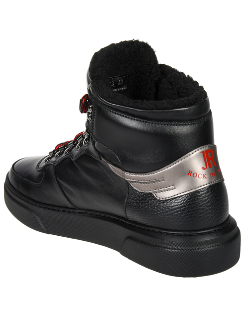 мужские черные Ботинки John Richmond AGR-S8125-VAR-A-black - фото-2