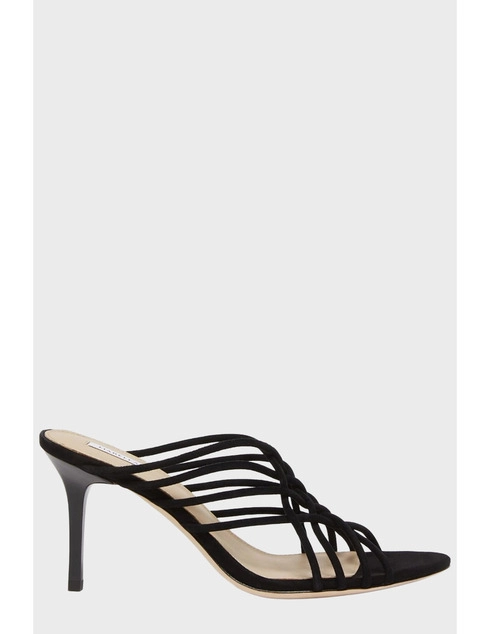 женские черные замшевые Шлепанцы Marella MARELLA_102 - фото-5