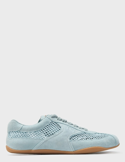 женские голубые текстильные Кроссовки Helena Soretti Felice-2601_blue - фото-5