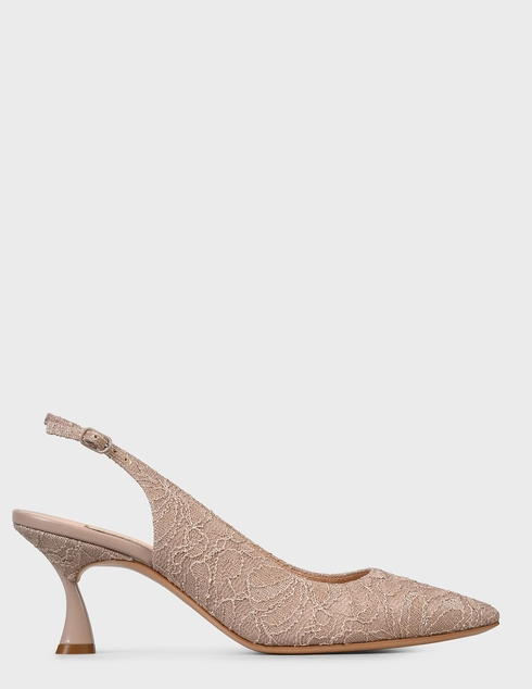 женские бежевые Босоножки Casadei 554-beige - фото-7